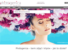 Tablet Screenshot of photogenica.pl